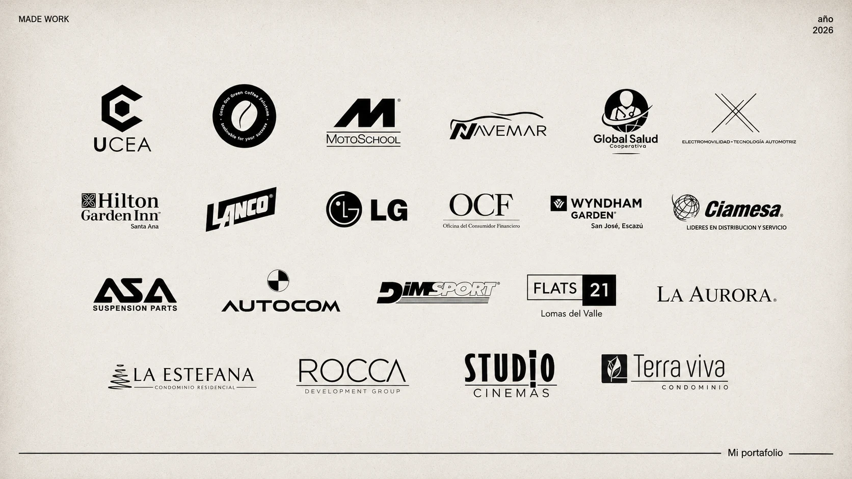Selected brands and organizations in the MADE WORKS portfolio